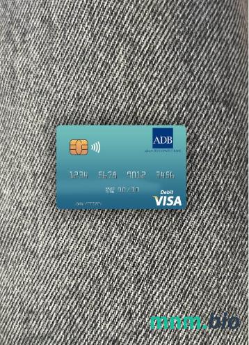 Marshall Islands ADB bank visa obciążyć card wygląd fotograficzny skan PSD + zdjęcie